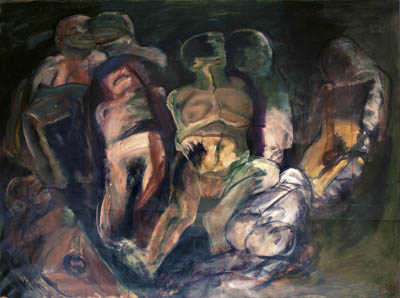 17.1_The Swamp_Egg tempera
